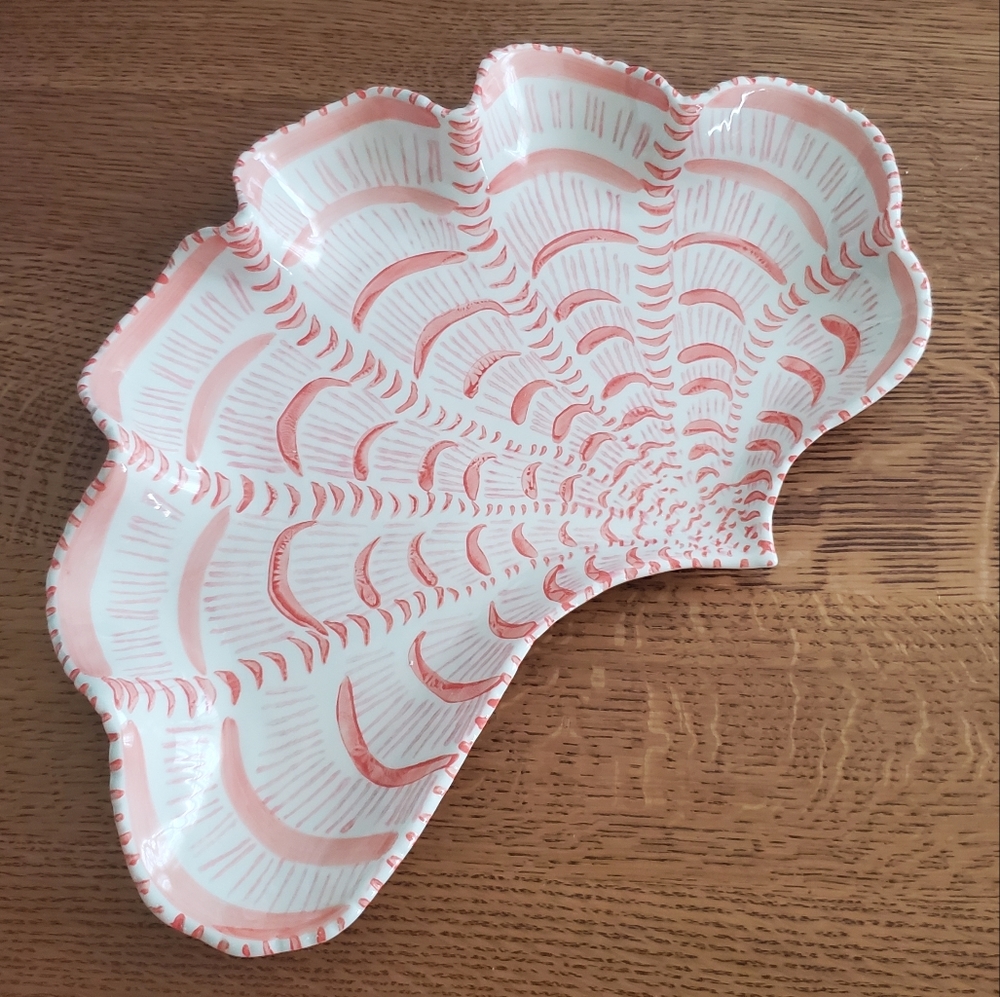 Anthropologie Lucie de Moyencourt Platter - peach - Picture 11 of 16